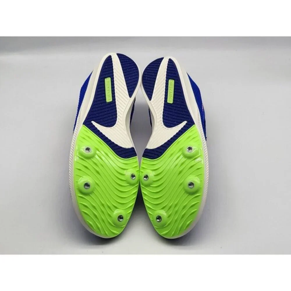 Nike Zoom Rival‎ Distance Mens 11 Blue Track Field Shoes Spikes DC8725-401 NWOB